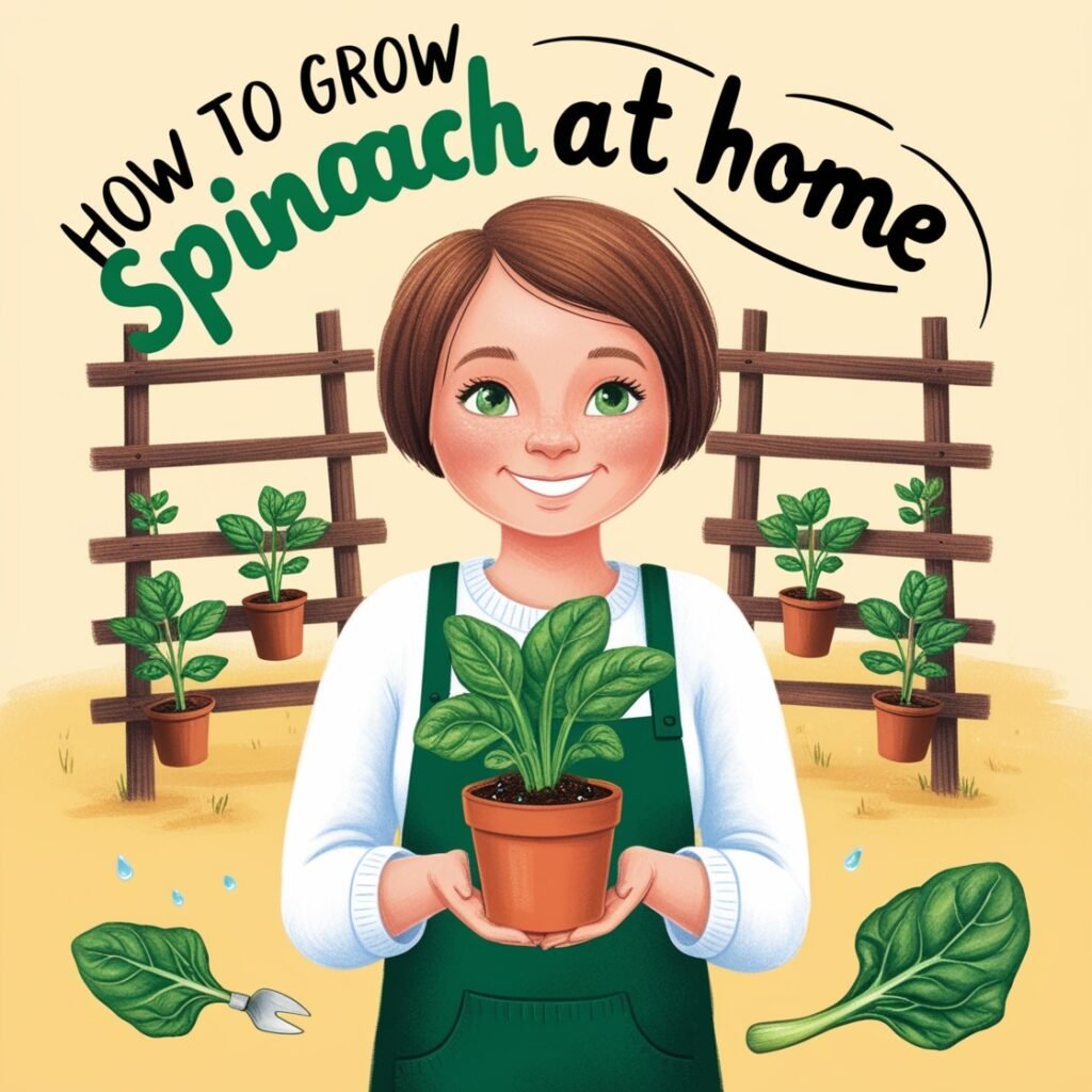 how to grow spinach at home