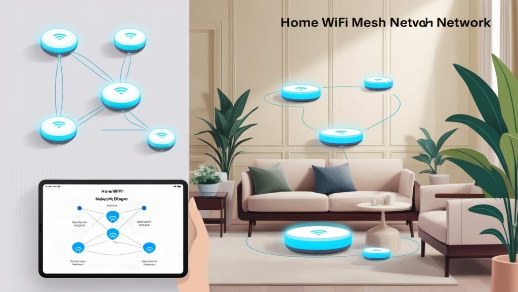 Easy steps to construct a home wifi mesh network