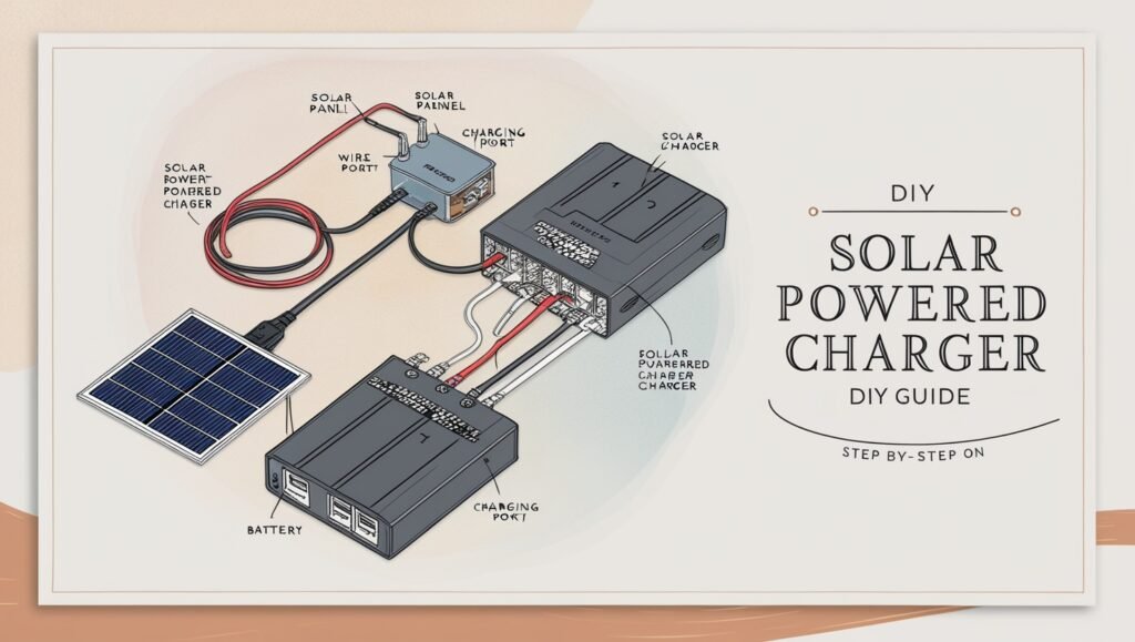 How to make a diy solar powered charger for devices