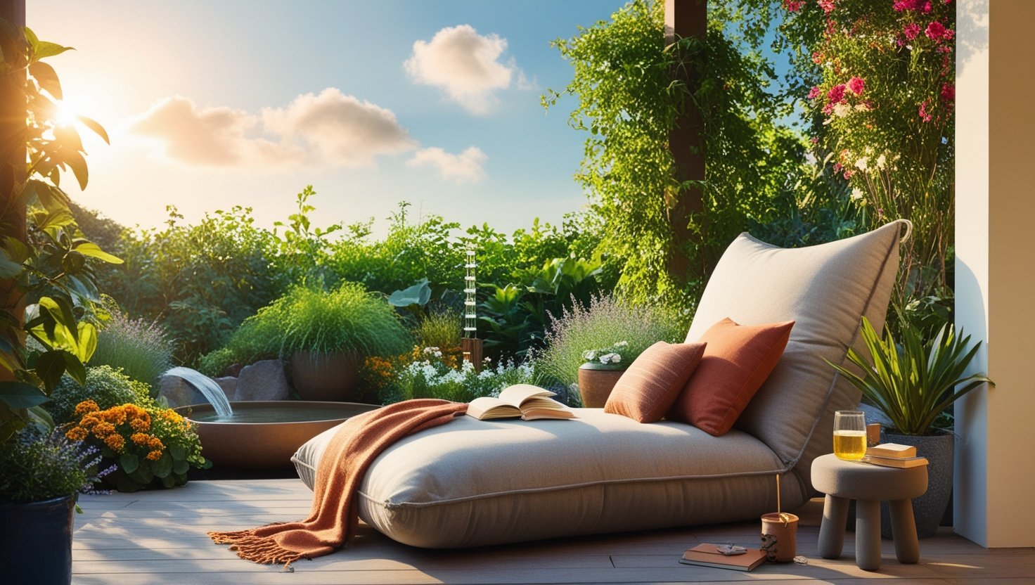 HOW TO SET UP A RELAXING OUTDOOR SPACE FOR READING OR MEDITATION