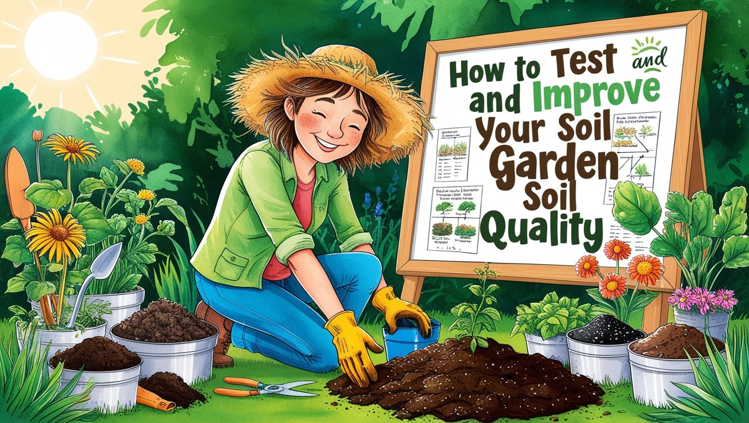 HOW TO TEST AND IMPROVE YOUR GARDEN SOIL QUALITY