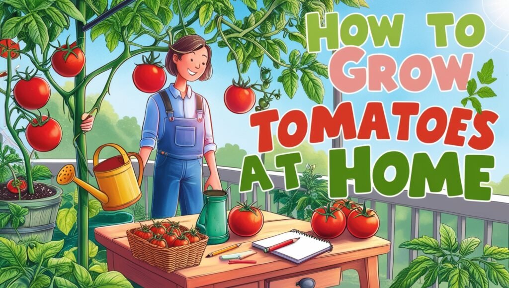 how to grow tomatoes at home