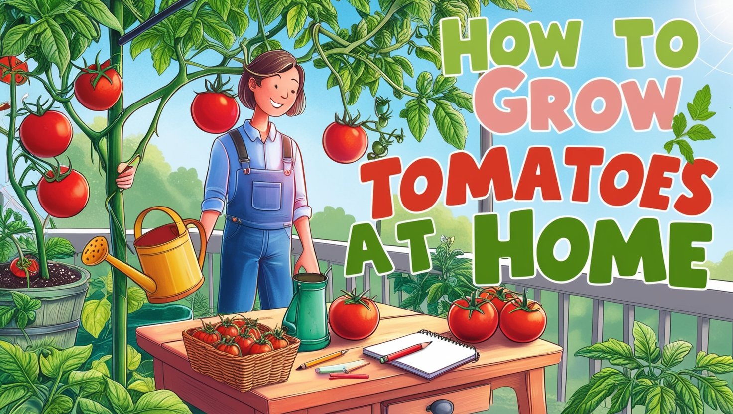 how to grow tomatoes at home